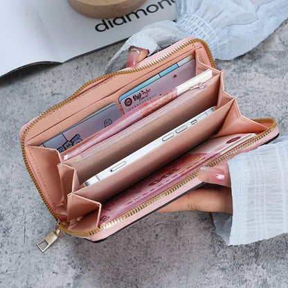 Long Korean handbag multi-function card wallet