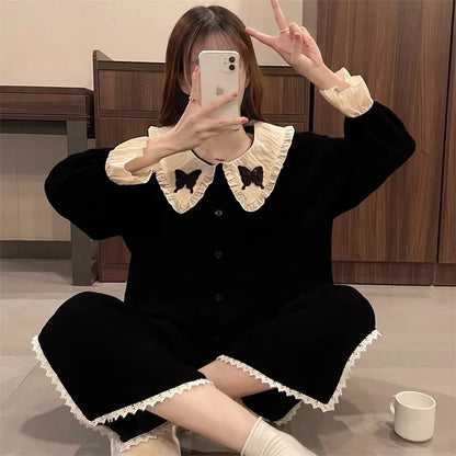 Korean Ins Net Red Wind Pajamas Homewear Set