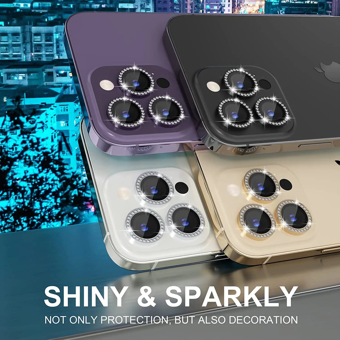 Glitter Diamond Camera Lens Protector Cover for iPhone