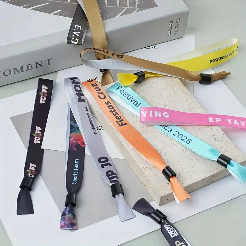 100pcs Cloth Event Wristbands Cloth Party