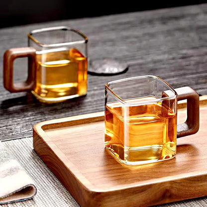 Small Capacity Fresh Ground Coffee Glass Coffee Mug