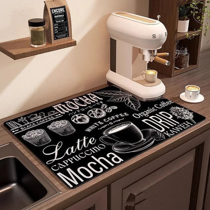 Coffee Machine Mat Waterproof Drain Pad