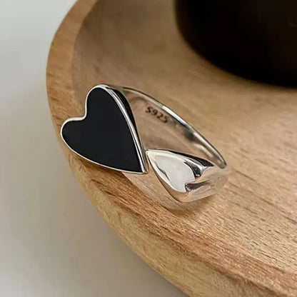 Sam Panda 925 Sterling Silver Simple Vintage Big Ball Ring
