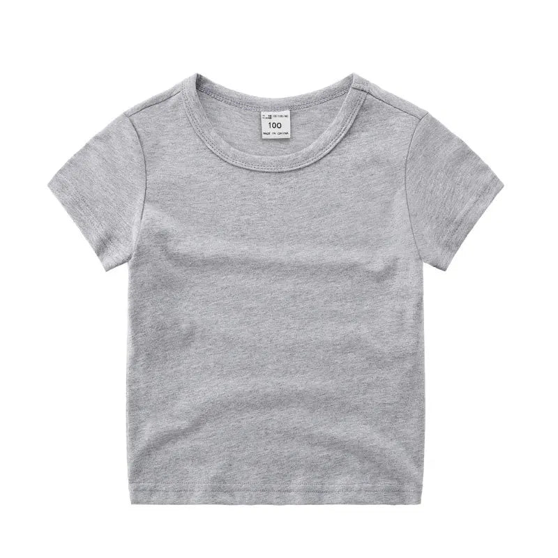 Summer Kids Short Sleeve T-Shirt Toddler Cotton T-Shirts