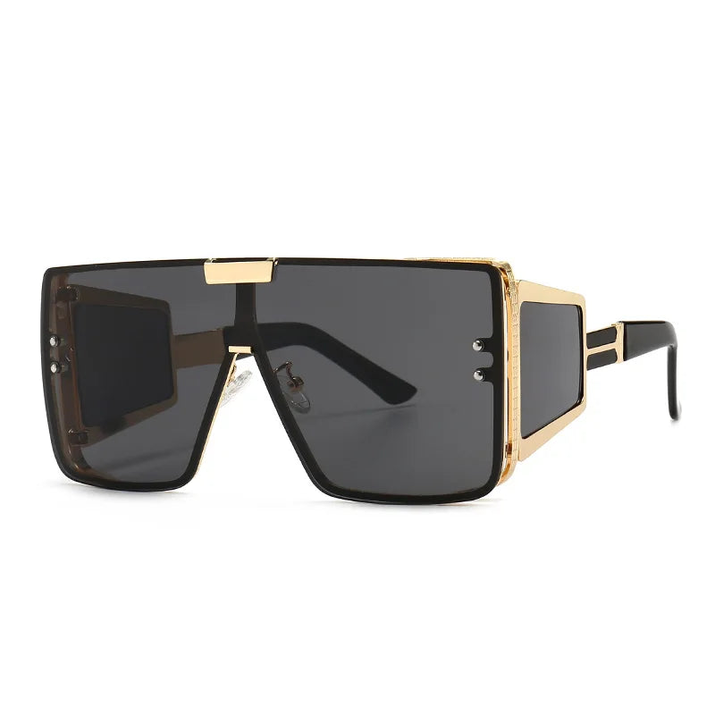 Oversized Luxury Retro One Lens Sunglasses