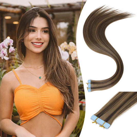 20Inch 10Pcs Tape In Hair Extensions