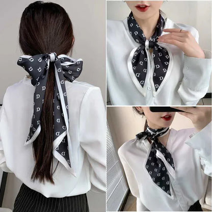 Long Neckerchief Skinny Hair Ribbons Scarf Headbands Neck Scarfs Shawl