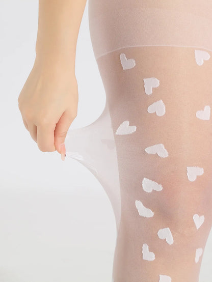 Plus size Ultra-Thin heart slim sexy Stocks