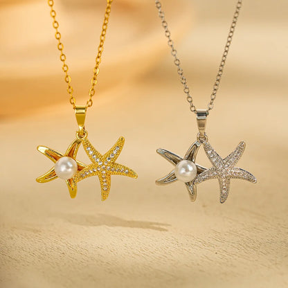 Heart Butterfly Stainless Steel Pendant Necklaces Jewelry