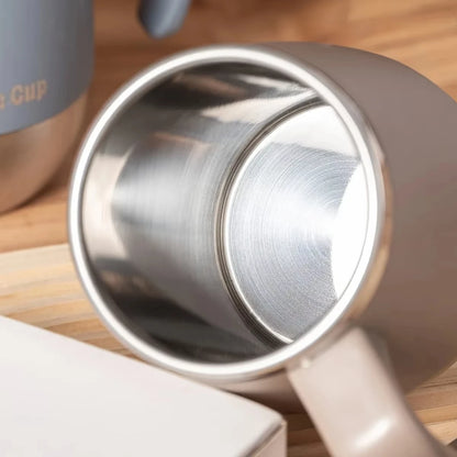 500ML Stainless Steel Coffee Cup with Lid Dual-Layer Vacuum Insulation