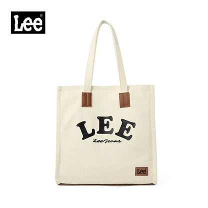 Canvas Tote Leather Cotton Shopping Bag