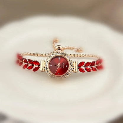 Luxury Water Diamond Quartz Bracelet Watch