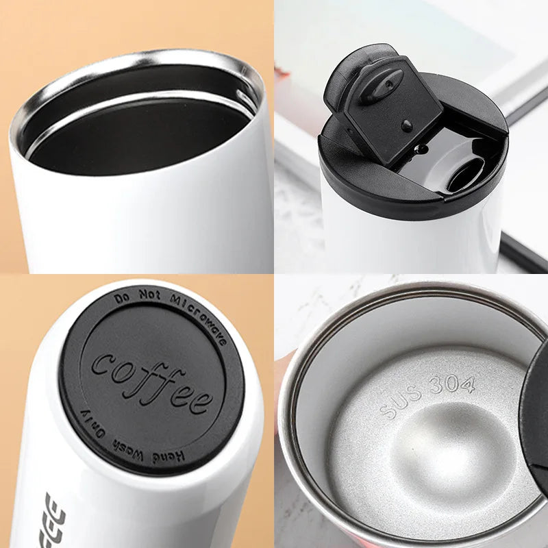 400ML Stainless Steel Coffee Thermos Bottle Thermal Mug