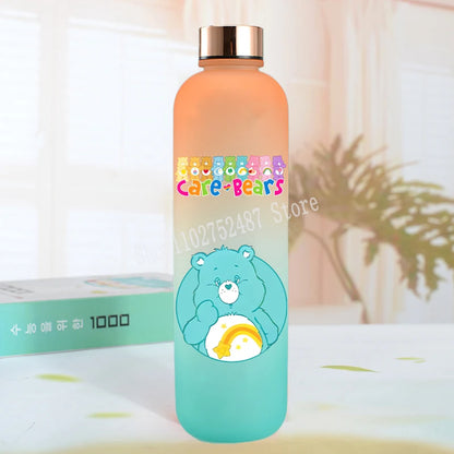 Cute Care Bears Water Bottle Outdoor Sports Kawaii Cup