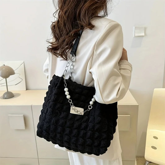 Chic Cloud Tote Large Capacity Nylon Shoulder Bag