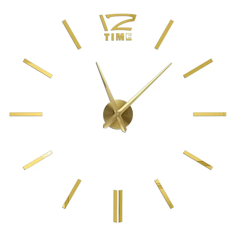 Large 3D Wall Clock Luminous Classic Wall Clocks