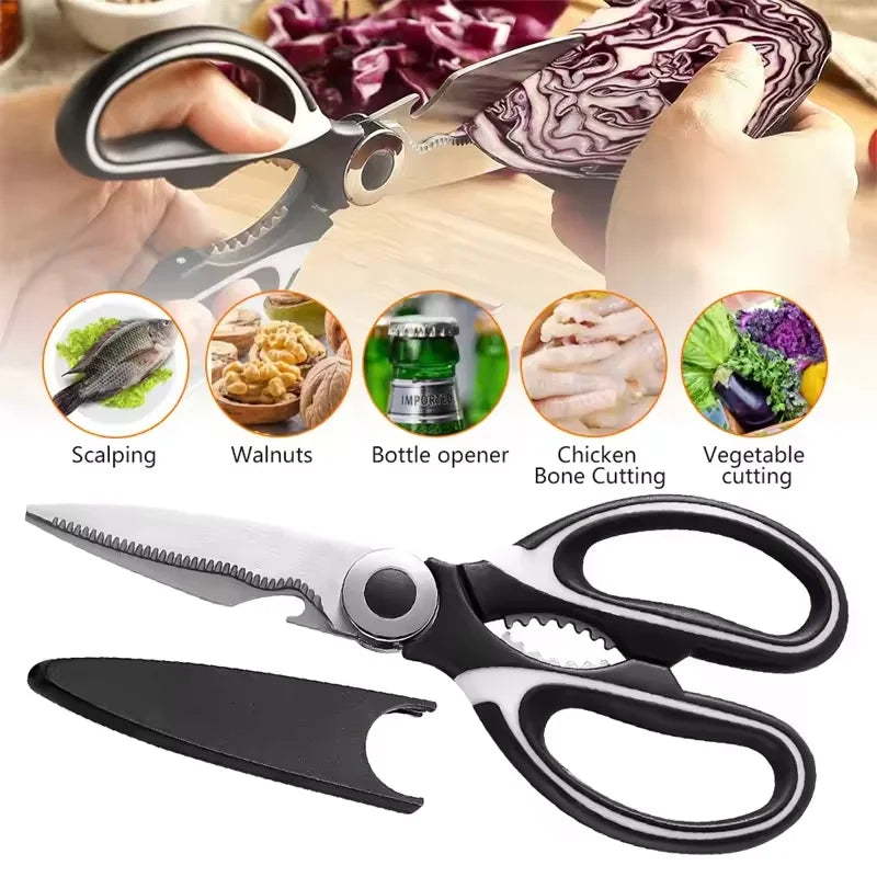 ‌Premium Stainless Steel Kitchen Scissors Heavy Duty