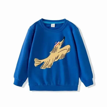 Sweatshirts Long Sleeve Tops Cartoon Baby Hoodies