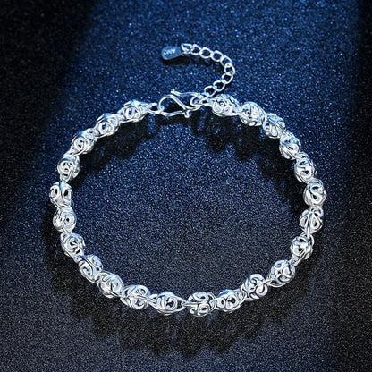 DANA 925 Sterling Silver Ball Bracelets