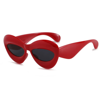 Unique Candy Color Sexy Lip Y2k Punk Hip Hop Sunglasses