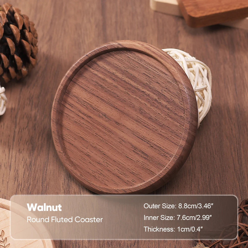 Wood Coasters Beech Coasters Heat Resistant