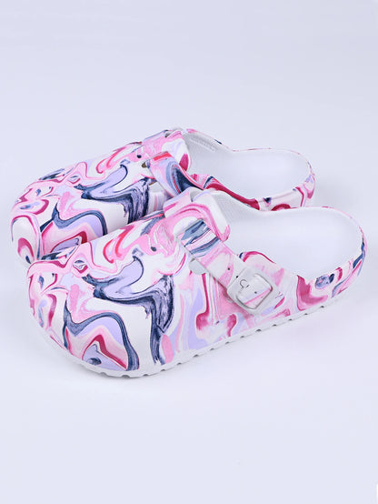 Indoor Slippers Printing Mule Clogs EVA Slippers