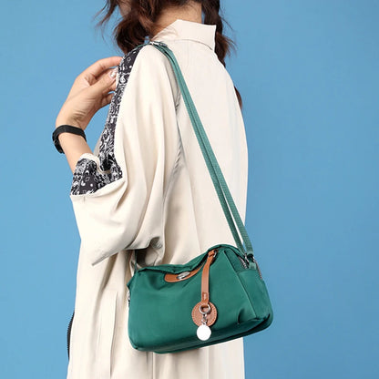 Nylon Shoulder Waterproof Shell Crossbody Bag