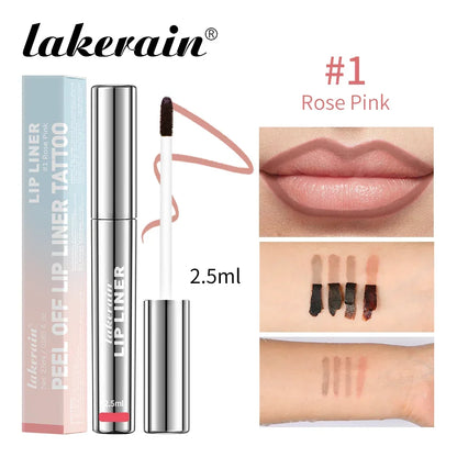 Waterproof Lip Liner Peel Off Tattoo Lipgloss Waterproof  Cosmetic