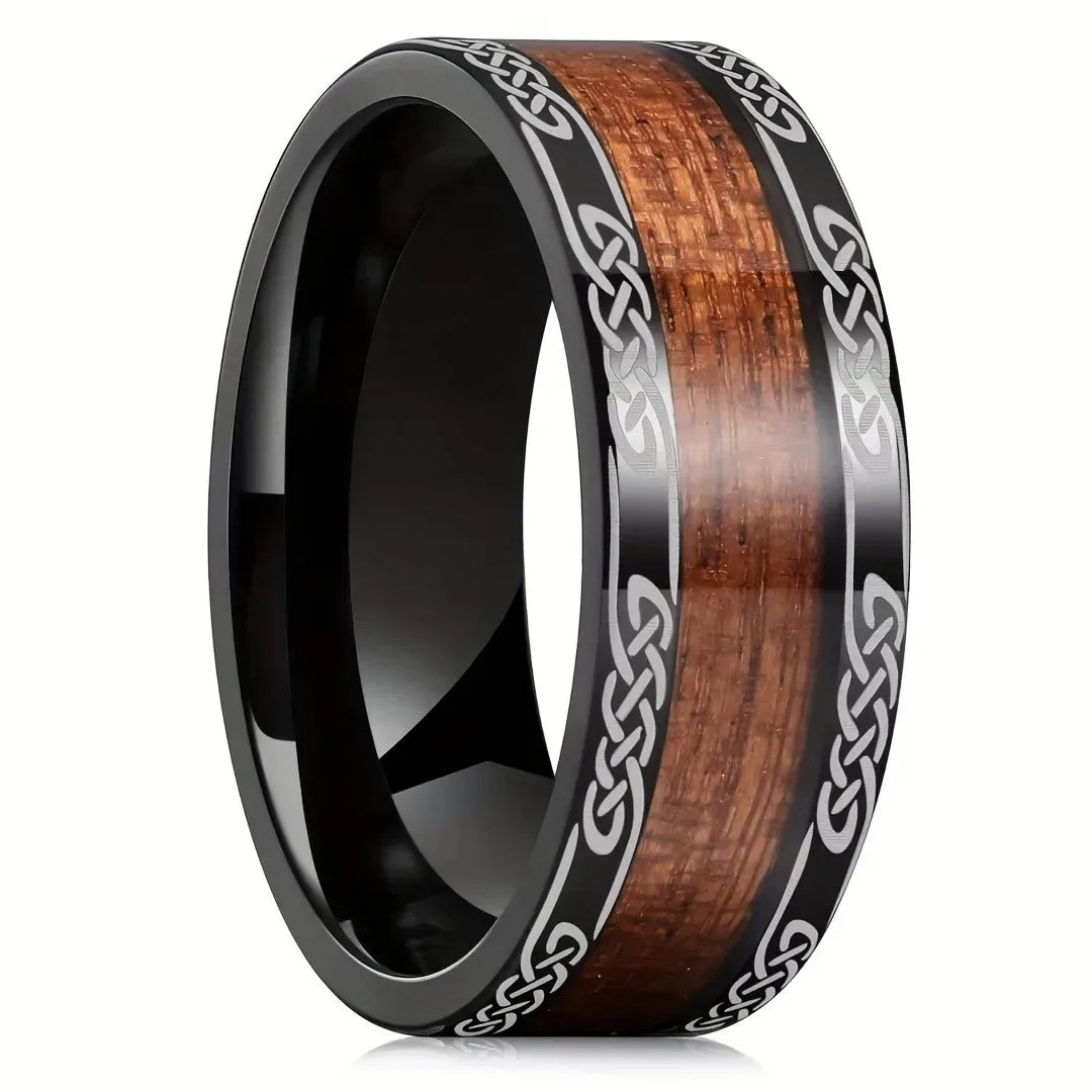 Black Stainless Steel Guitar String Rings