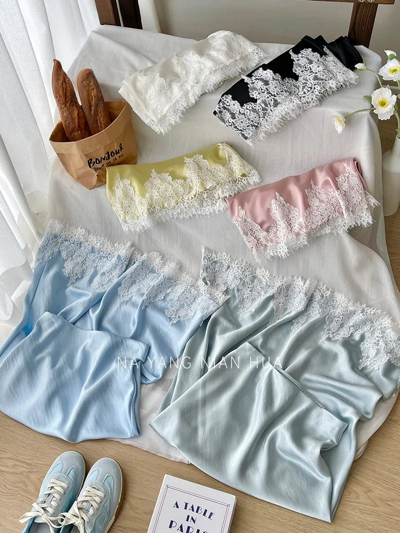 Falda sirena de satén elegante