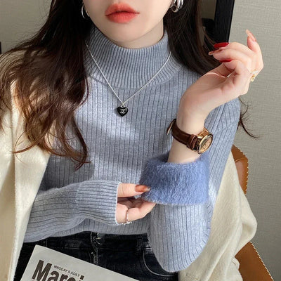 Velvet Lining Thickened Inner Wear Shirt