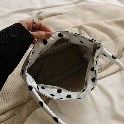 DANA polka dot shoulder bag