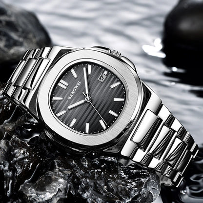 Square Luxury Bracelet Casual Waterproof Date Quartz Watches