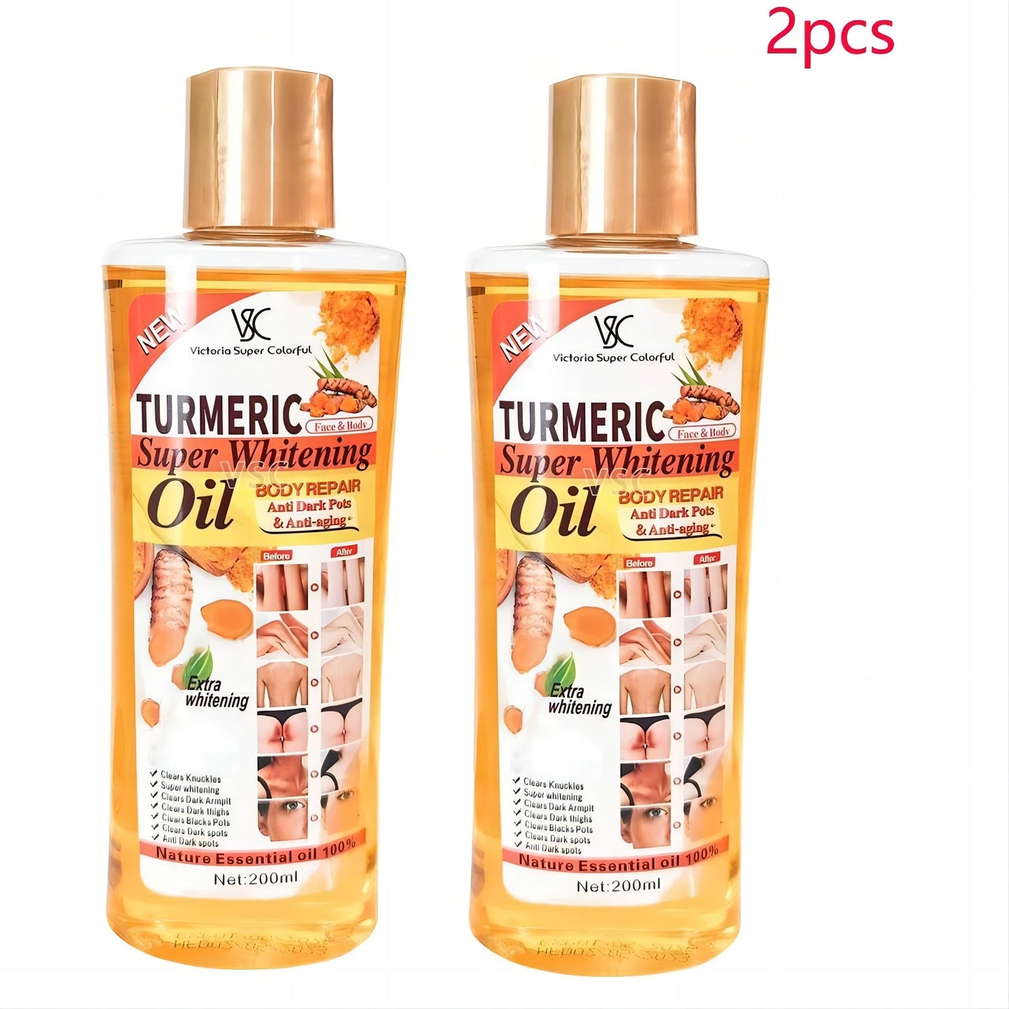 Turmeric Essential Oil Facial oil Moisturizing Skin Care