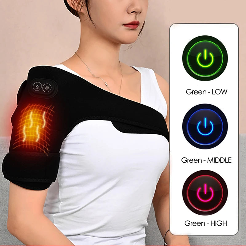 USB Electric Shoulder Brace Heated Knee Massager