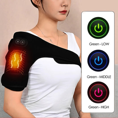 USB Electric Shoulder Brace Heated Knee Massager