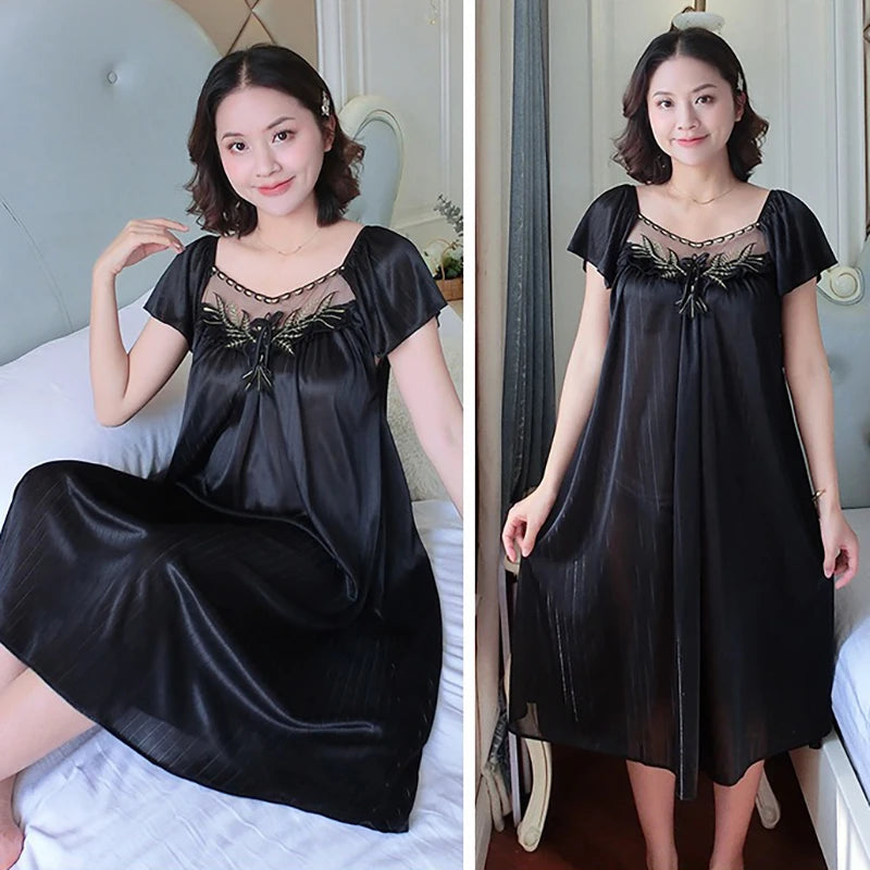 Silk Short Sleeve Pyjama