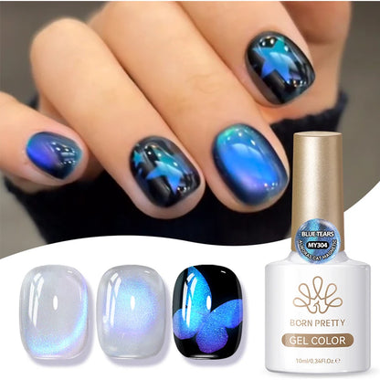 10ml Brown Purple Black Red Cat Magnetic Gel Polish Manicure Soak Off