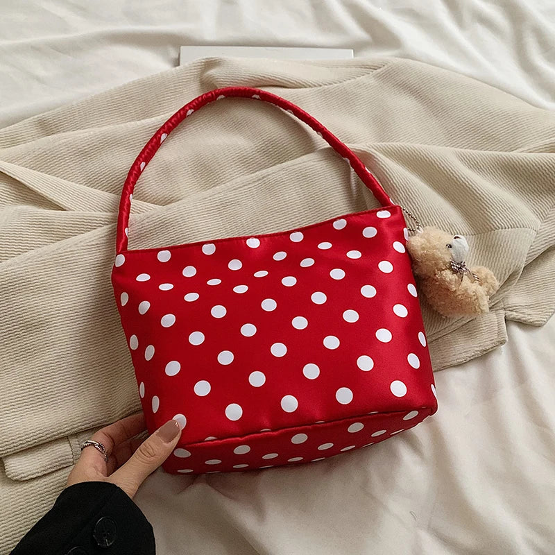 DANA polka dot shoulder bag