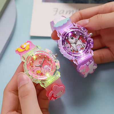3D Pattern Child Wrist luminous watch