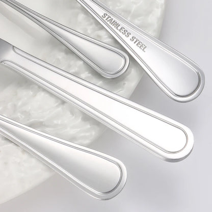 6/30pcs Stainless steel cutlery set
