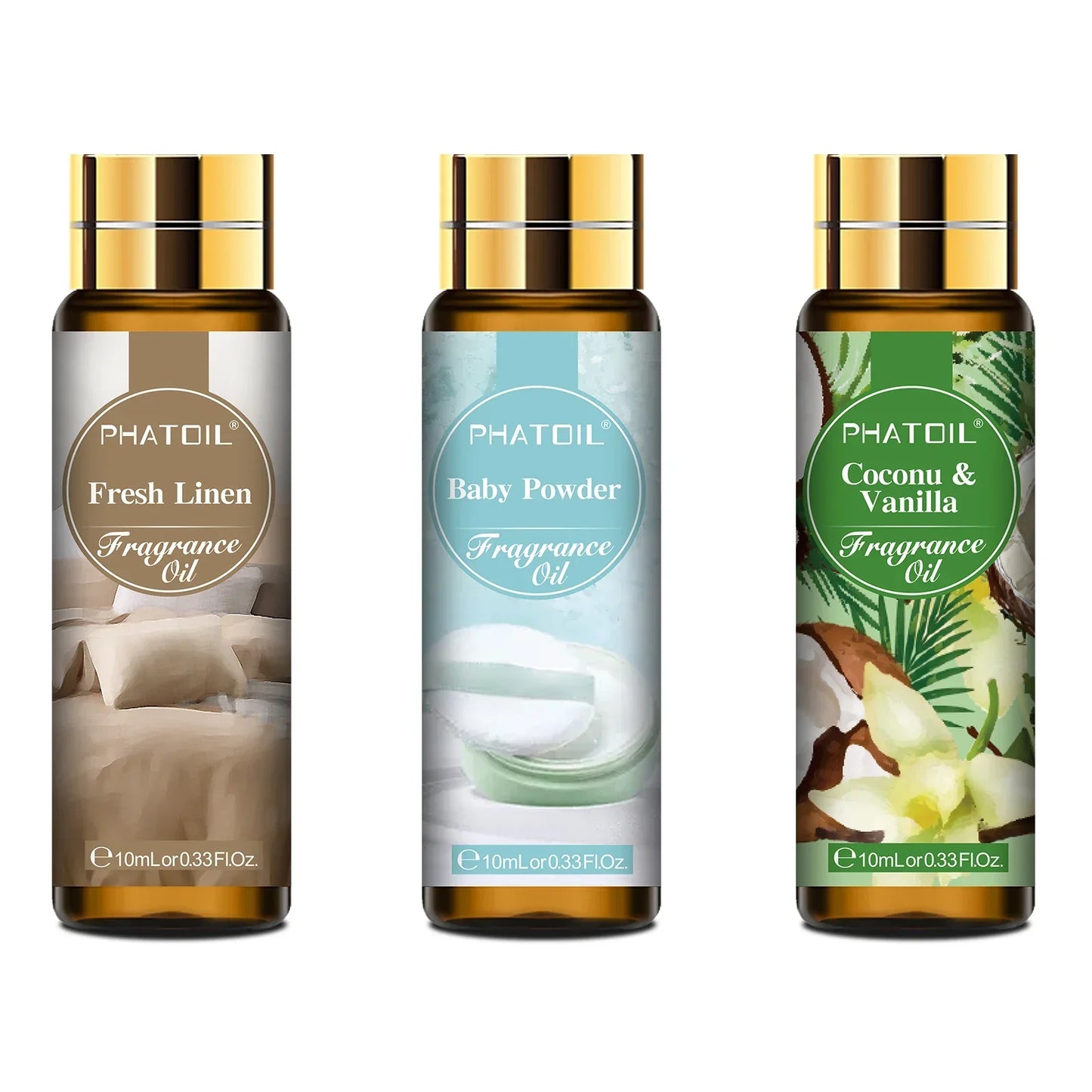 PHATOIL 1/3/9pcs 10ml Sweet Fruit Fragrance Oil