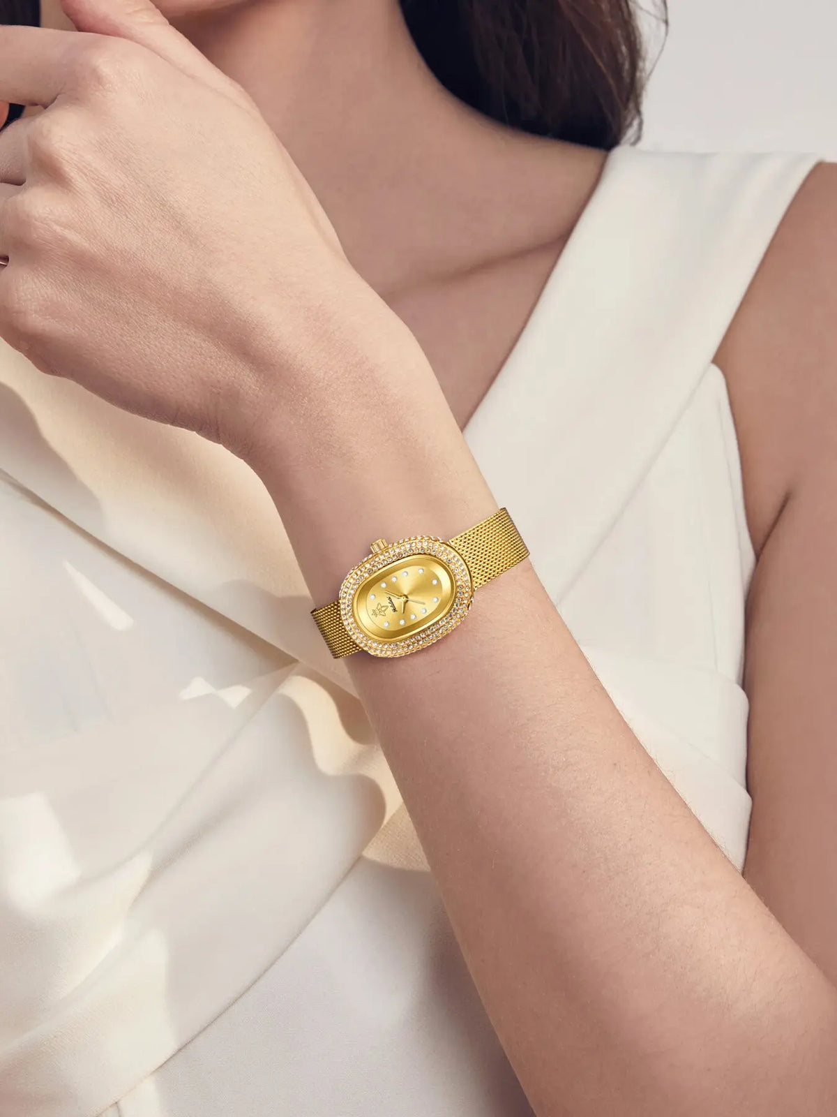 An Oval Dial an Elegant Timepiece  Watch