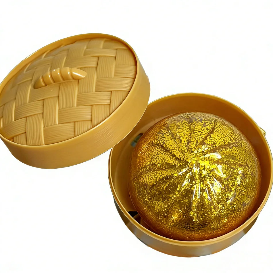 1-12pcs Glitter Dumpling Glitter Dumpling Squishy Squeeze Toy