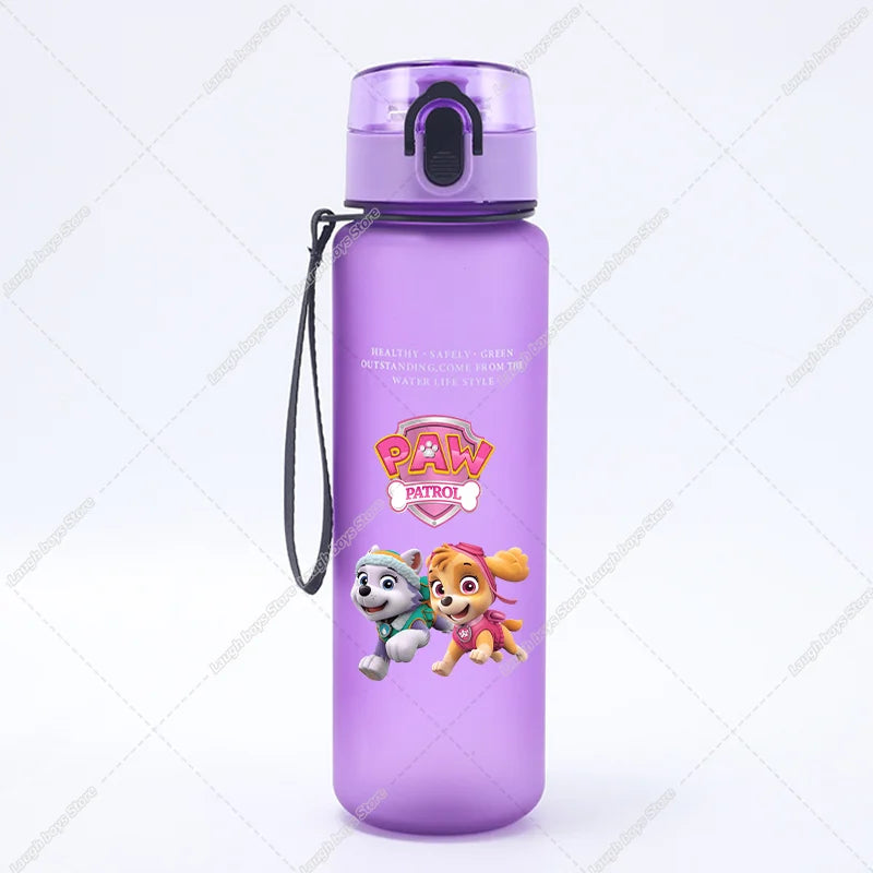 650ML PAW Patrols Boys Water Bottle Cartoon Anime Leak Proof Sports Bottles