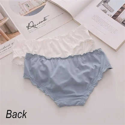 Pure Cotton Briefs Mid Waist Lingerie