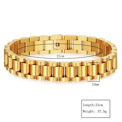 DANA Stainless Steel Gold Rhinestone Bracelet