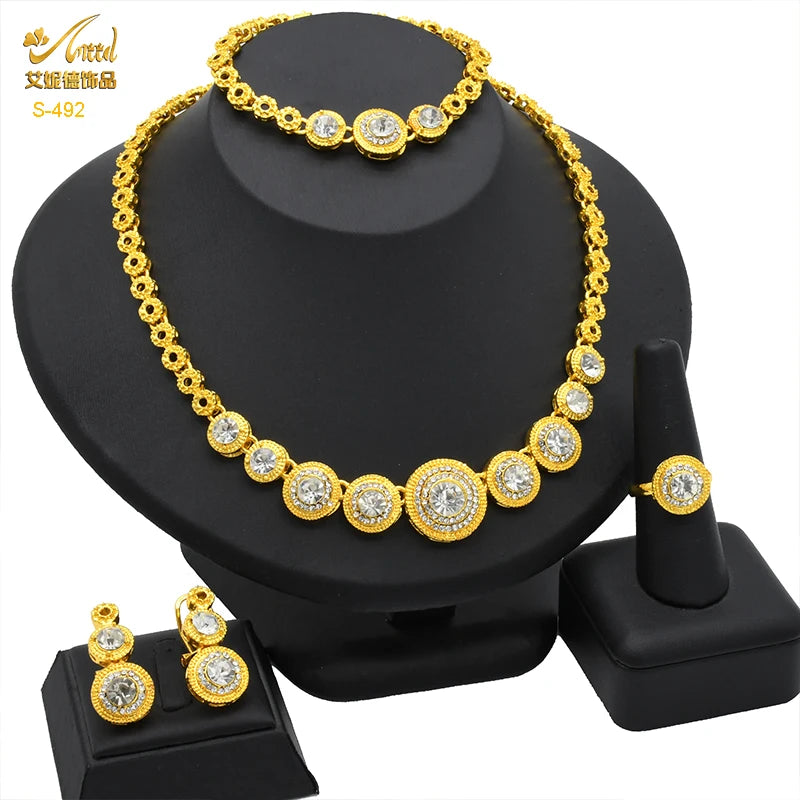 African Jewelry Big Necklace Jewelry Set