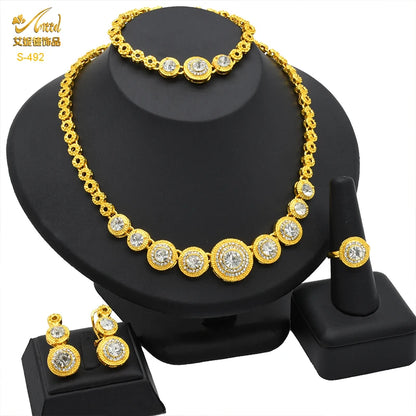 African Jewelry Big Necklace Jewelry Set