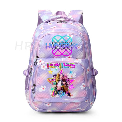 K-pop Demon Hunters Backpack Girls Boys Youth School Bags